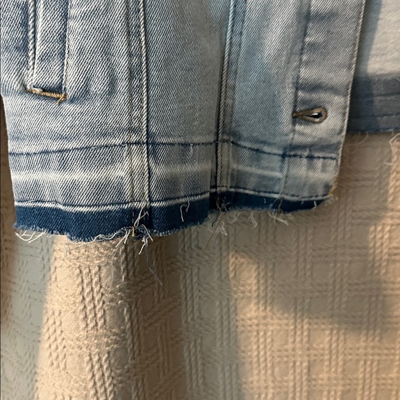 Kensie Faded Blue Denim Jacket - Picture 3 of 5